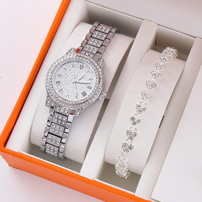 Lussuoso Orologio al Quarzo da Donna  con bracciale