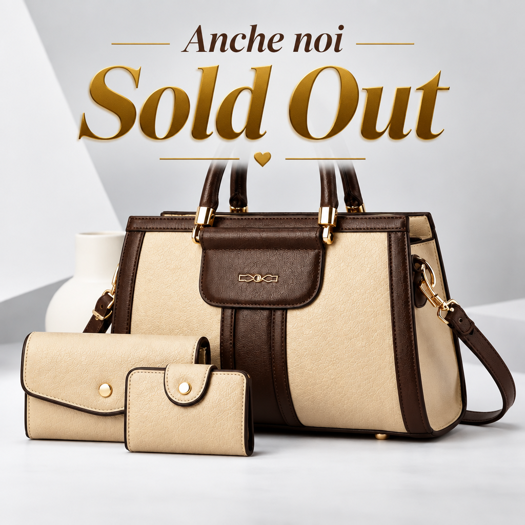 borsa donna trio BEIGE
