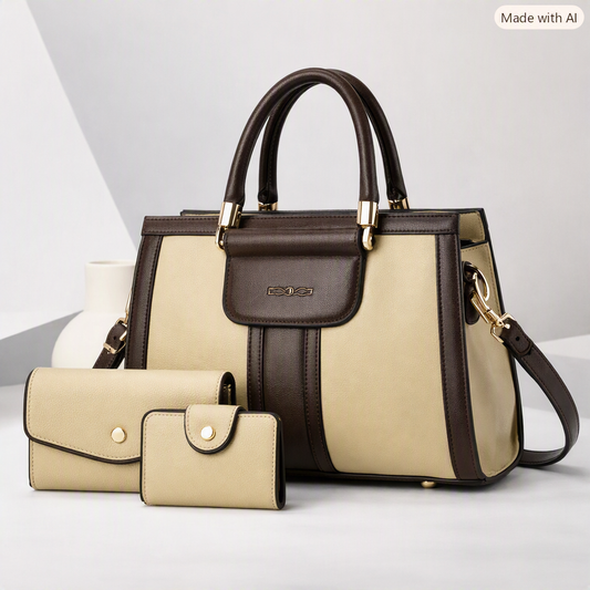 borsa donna trio BEIGE