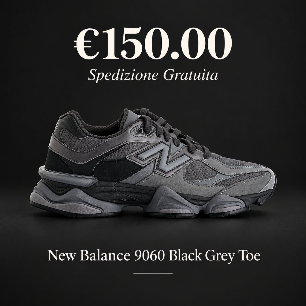 New Balance 9060 Black Grey Toe
