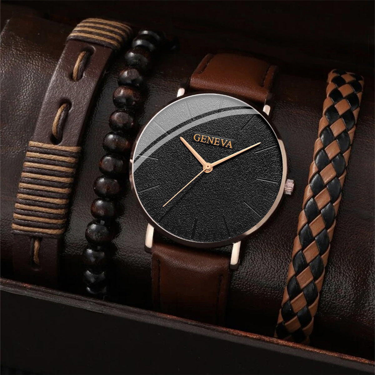 Set Orologio al Quarzo Sportivo Uomo