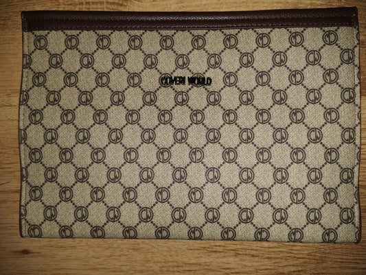 pochette uomo marrone
