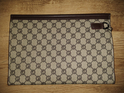 pochette uomo marrone