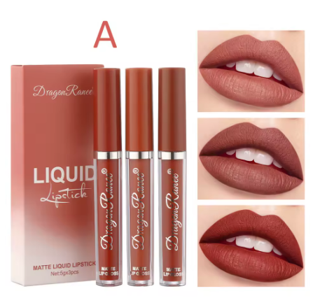 Set da 3 lucidalabbra opachi a lunga durata