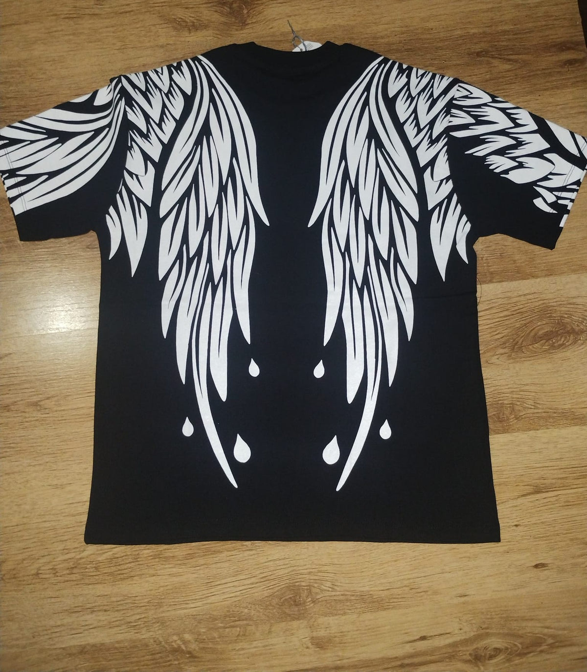 T- shirt angel nera
