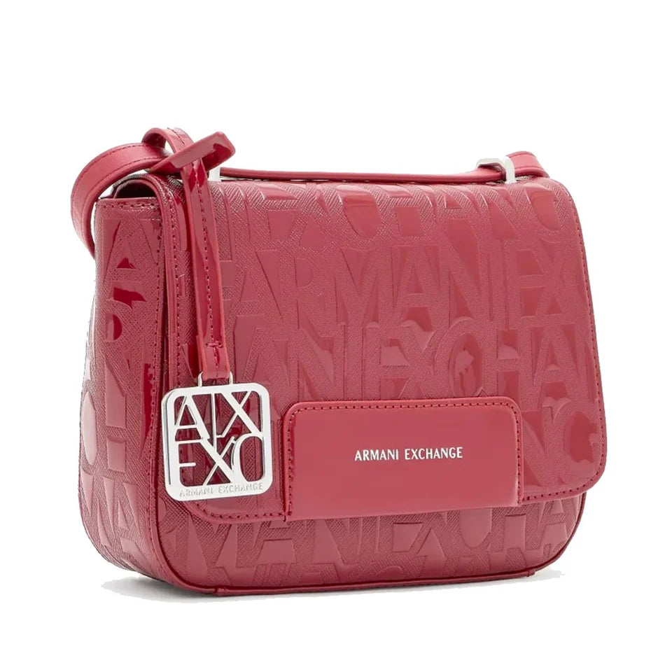 Borsa Donna a Tracolla Armani Exchange "Liz" Lucida - Red Dahlia