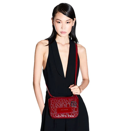 Borsa Donna a Tracolla Armani Exchange "Liz" Lucida - Red Dahlia