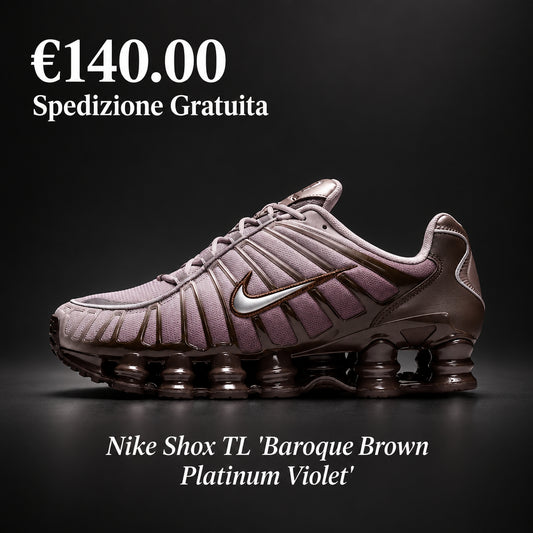 Nike Shox TL "Baroque Brown Platinum Violet Metallic Silver"
